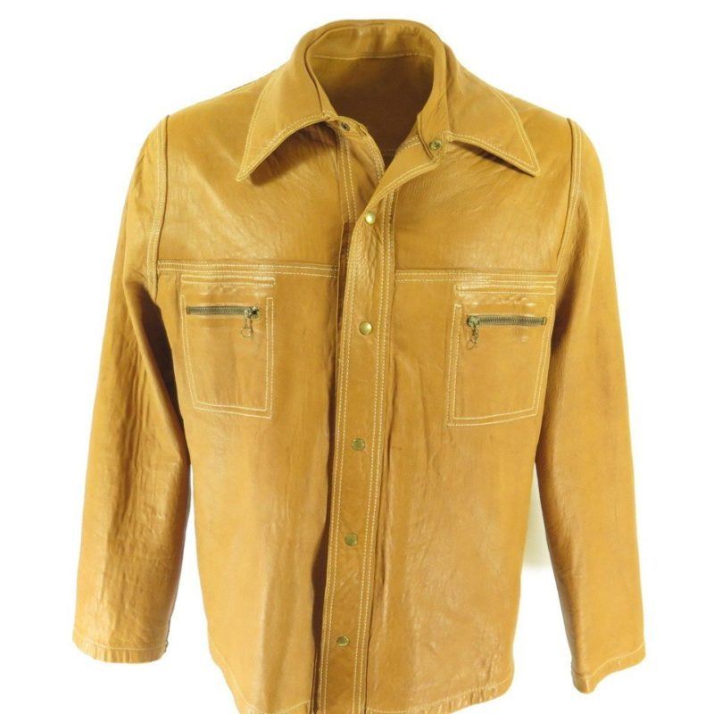 Vintage 70s Western Reversible Suede Leather Shirt Mens 48 Long | The ...