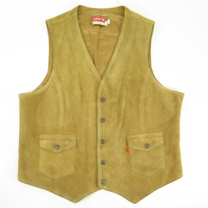 LEVI'S 70's 80's western suede vest 経典ブランド - トップス