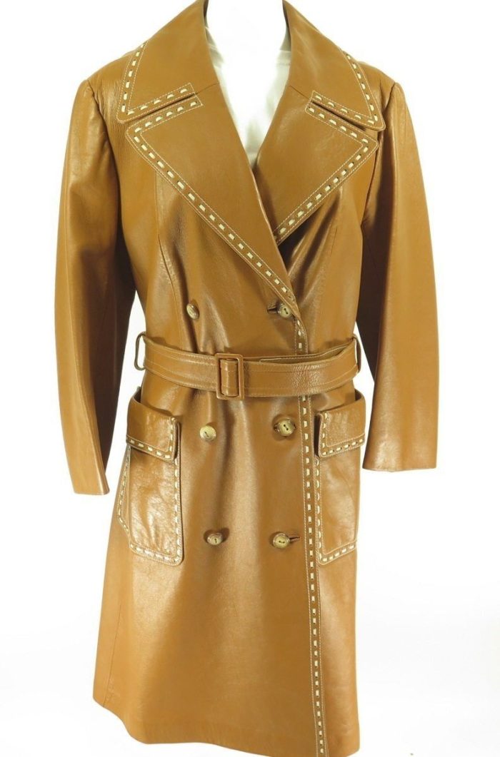 H16Z-Ledaspain-womens-overcoat-belted-trench-coat-1