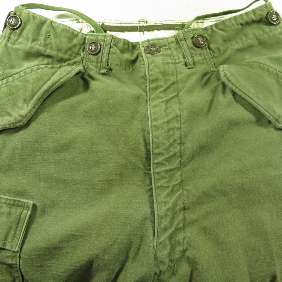 NOS M-51 Korean War US Army Men's Field Wool Olive Green Pants