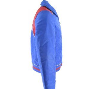 Vintage 80s Ossi Ski Jacket Mens L Retro Puffy Puffer Time Machine Blue ...