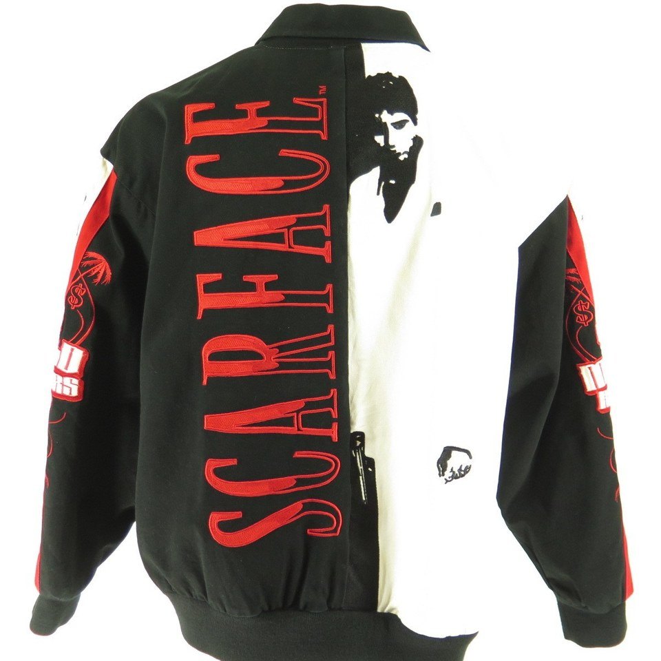 JH Design Scarface Al Pacino Tony Montana Jacket Mens 3XL | The Clothing  Vault