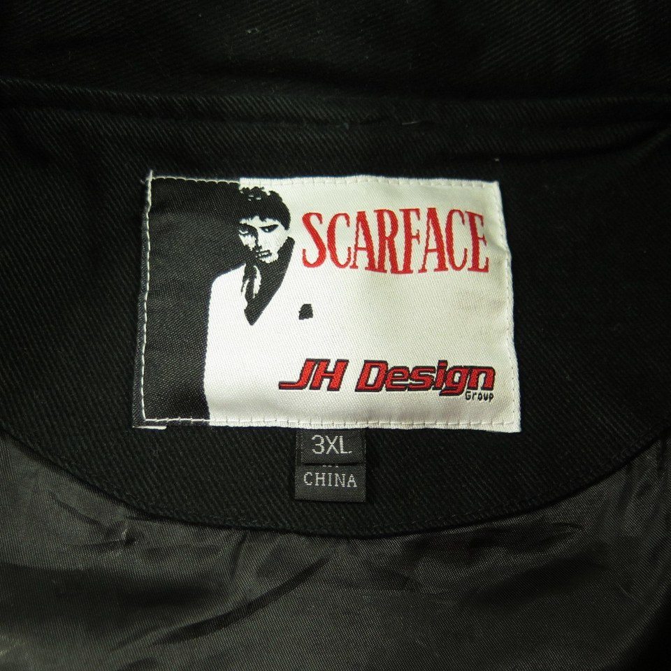 JH Design Scarface Al Pacino Tony Montana Jacket Mens 3XL | The Clothing  Vault