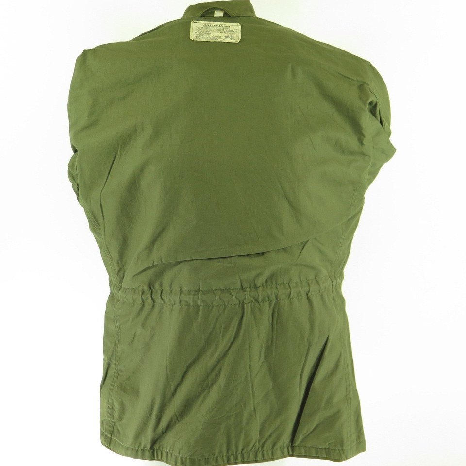 Vintage 40s M1943 Field Jacket Mens 36 Deadstock WWII Era Military