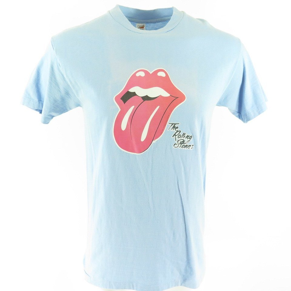 Vintage 70s T Shirt Mens L Rolling Stones Hanes Beefy T Deadstock