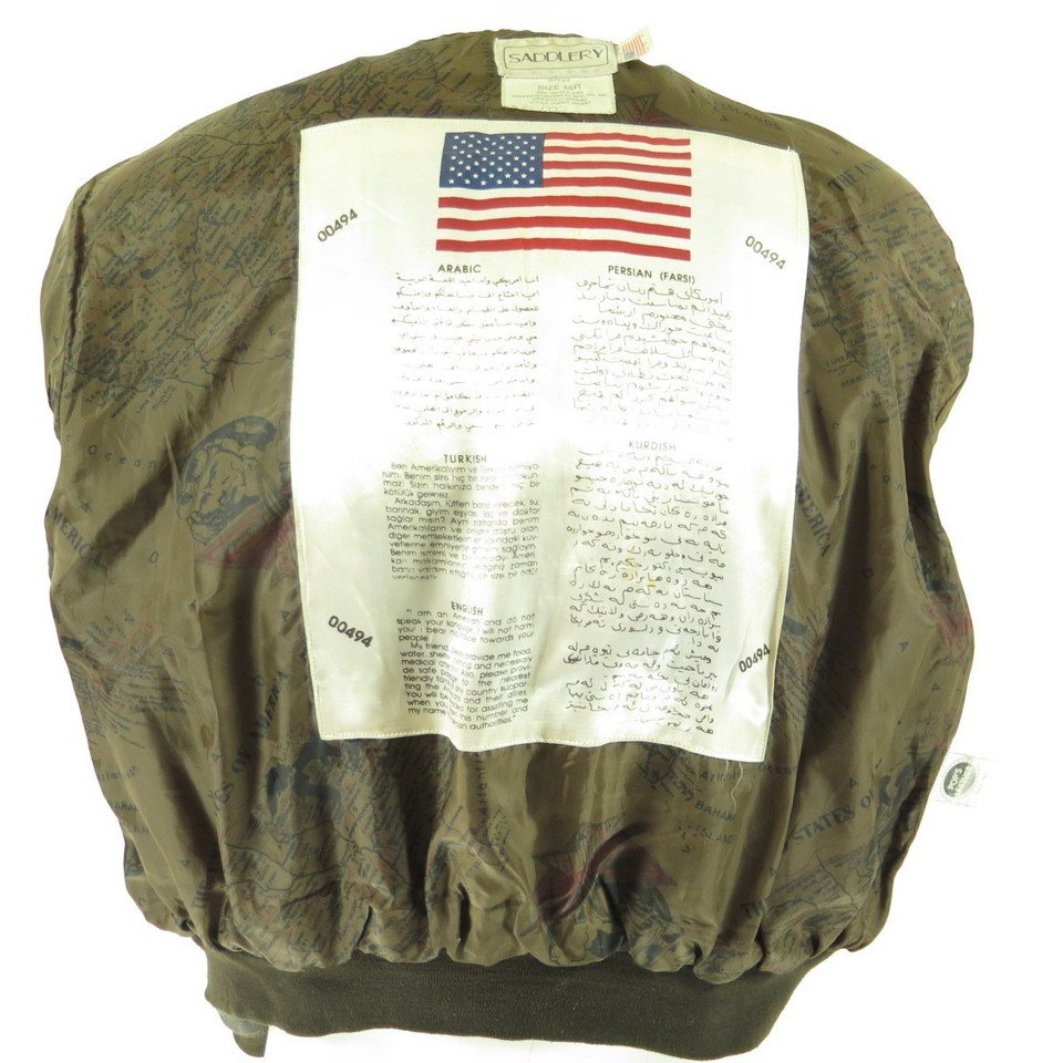 saddlery-A-2-Flight-jacket-map-liner-customer-H20M-9