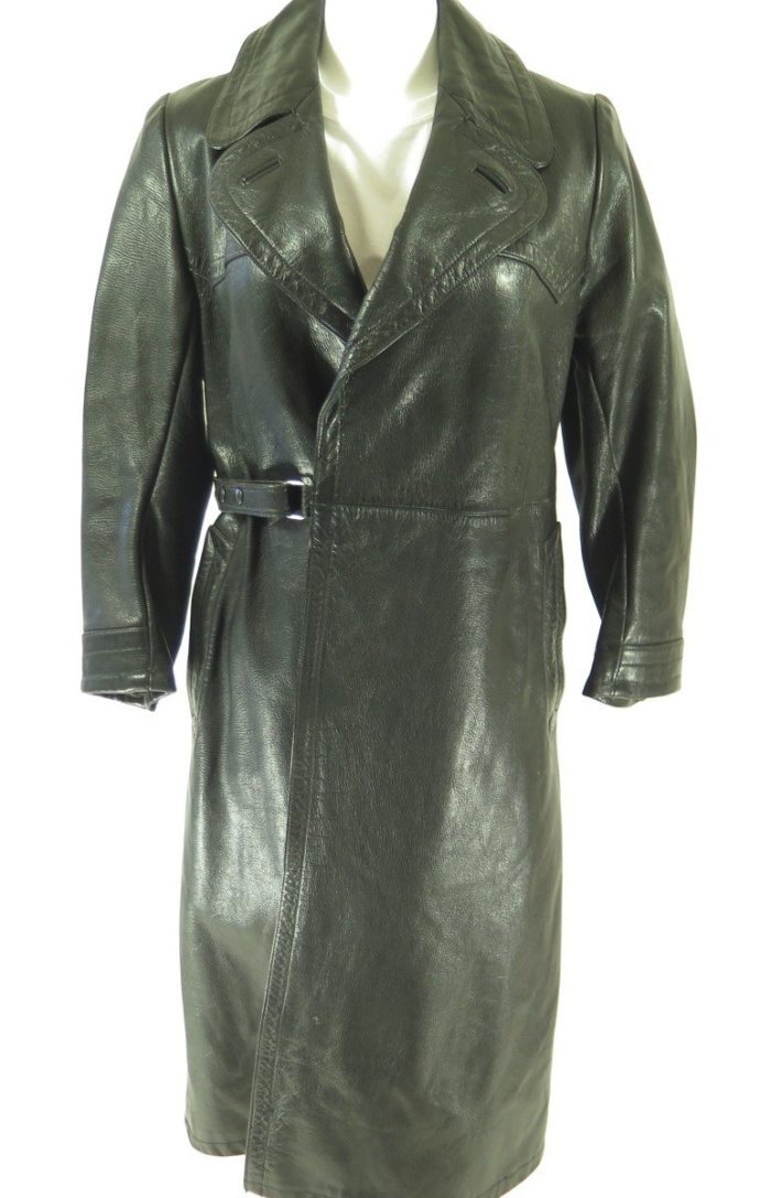 Aero-leather-womens-trench-overcoat-H31Y-1