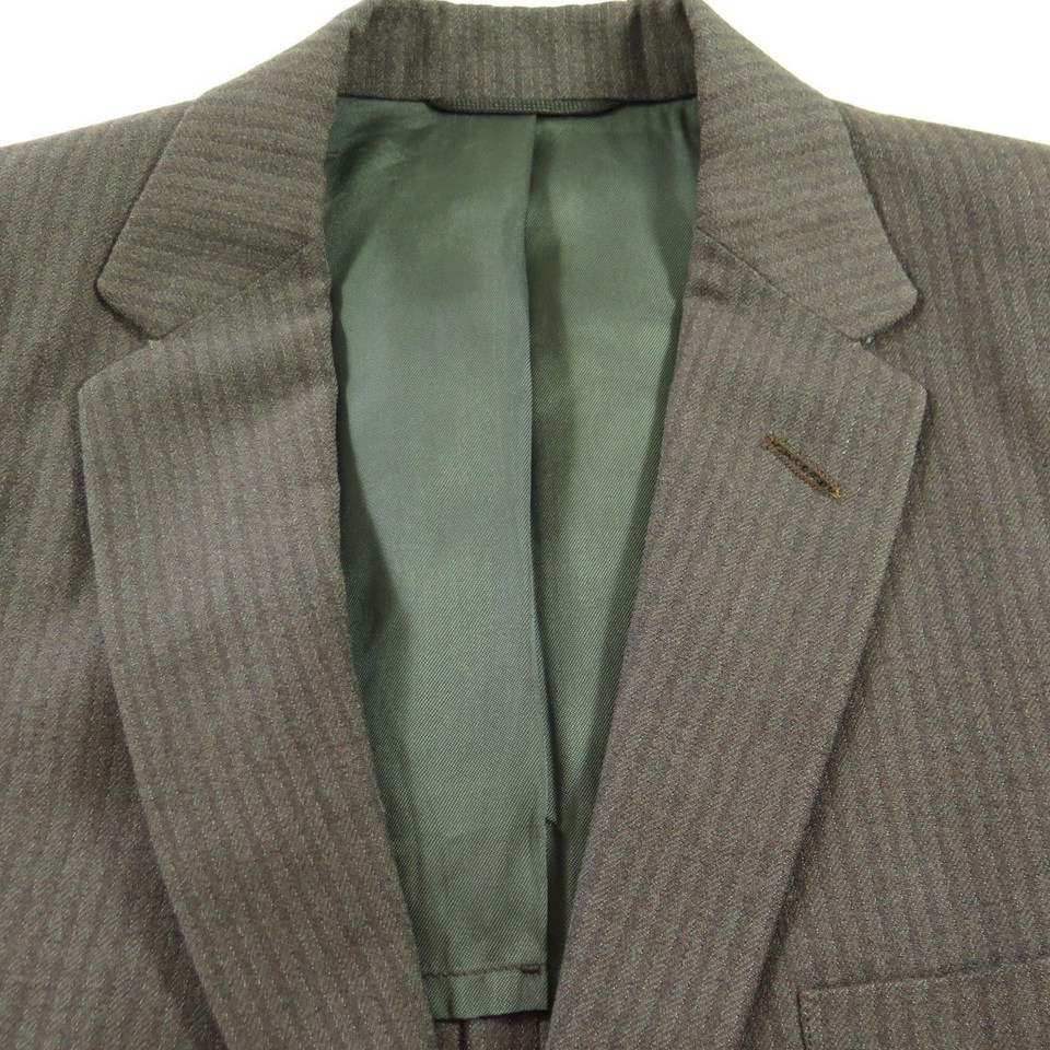 Vintage 50s Gabardine Jacket Suit 40 R 34 Pants Gray Medium | The ...