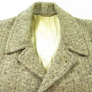 Vintage 50s Wool Car Coat Mens 40 Nubby Fleck Robert Hall Union Made ...