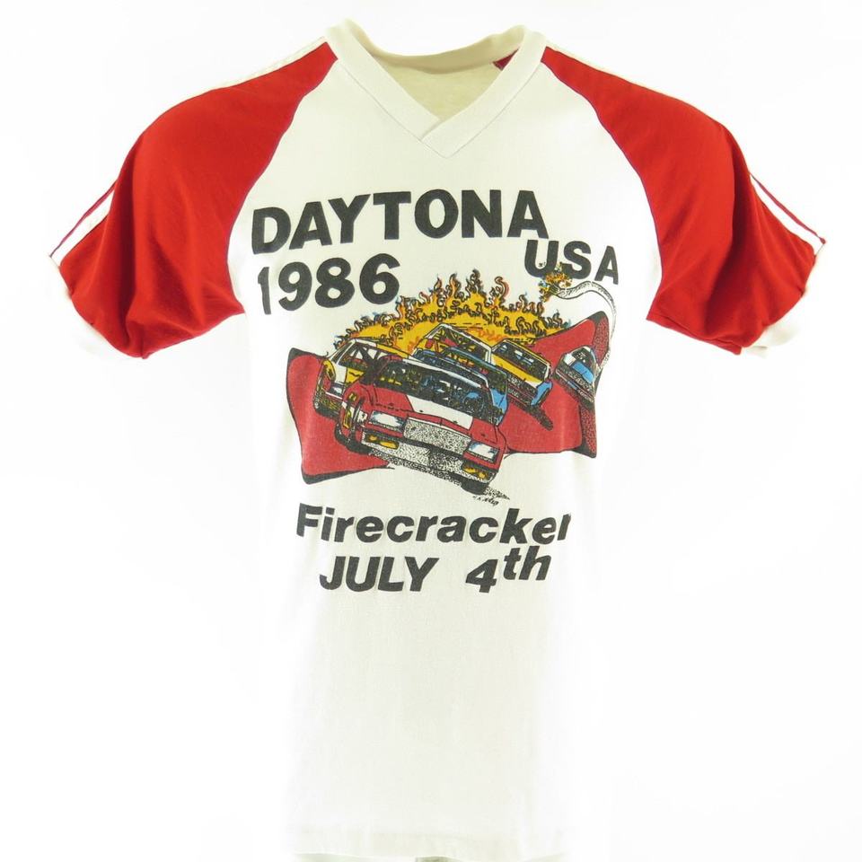 Vintage 80's Nascar Fun 'N Sun Racing deals at Daytona Cal Cru T-shirt