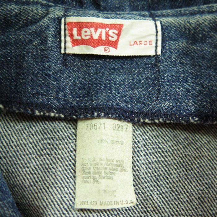 Vintage 70s Levis Orange Tab Johnny Cash Denim Jacket L | The Clothing Vault