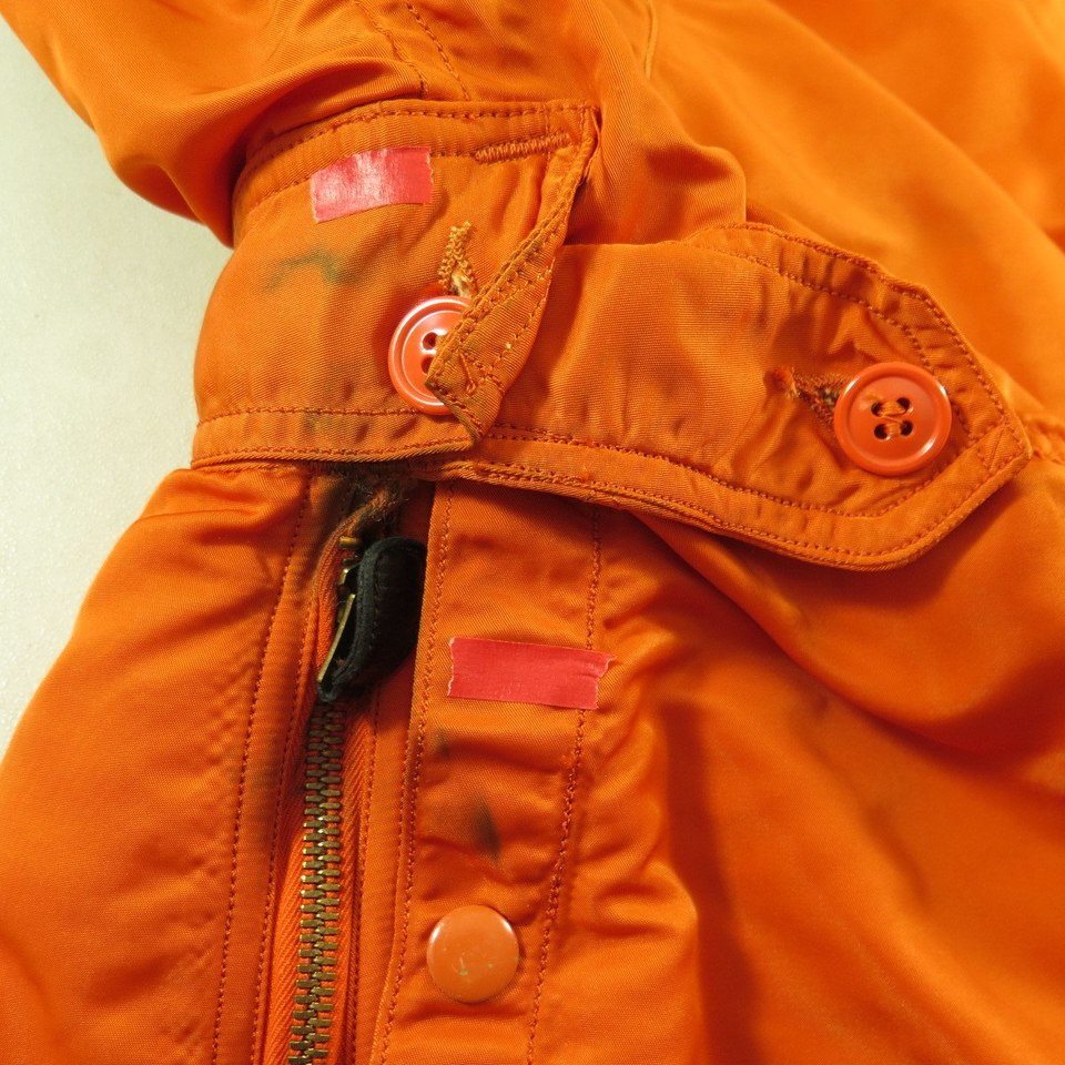 Vintage 60s CWU-1/P Coverall Flying M Long Orange Tactical Air Command ...