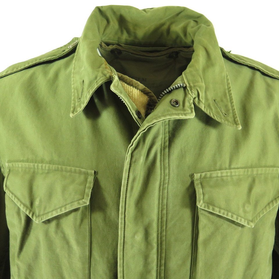 Vintage 50s M-1951 Field Coat 107 Jacket Carlisle Sateen M w Liner ...