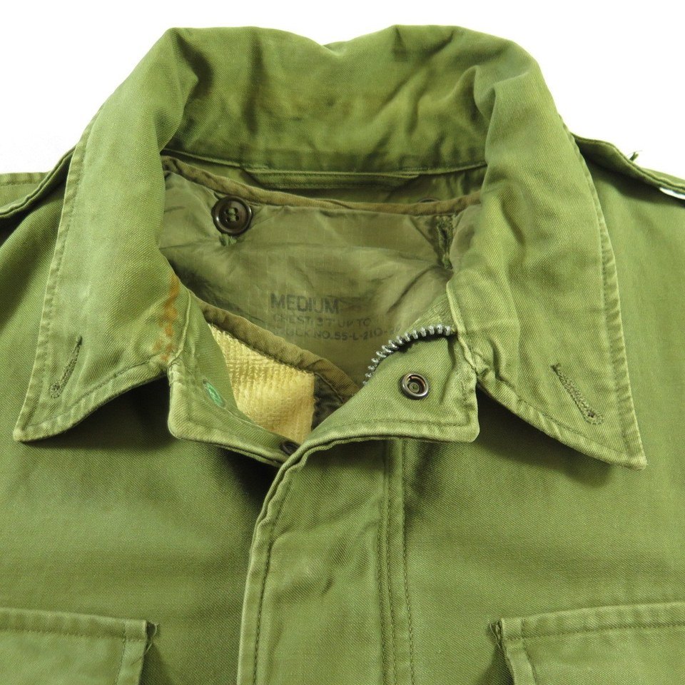 Vintage 50s M-1951 Field Coat 107 Jacket Carlisle Sateen M w Liner ...