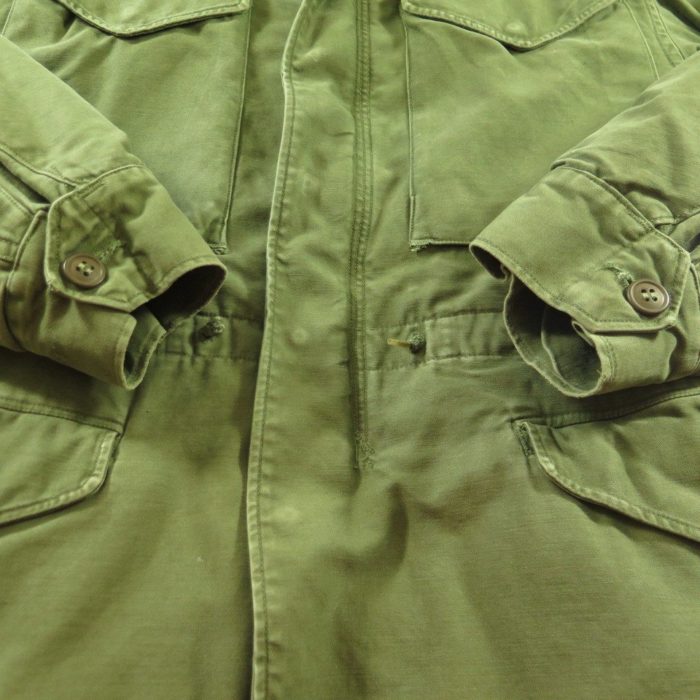 Vintage 50s M-1951 Field Jacket Mens M Regular Korea War Era US Army w ...