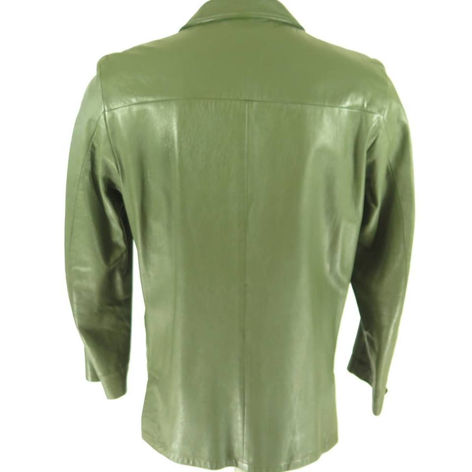 Vintage 50s Field Stream Green Leather Sport Coat Jacket Men 42 | The  Clothing Vault