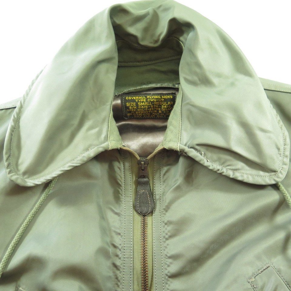 Vintage 50s CWU-1/P USAF Coverall Flying Small Flight Suit Sage Green ...