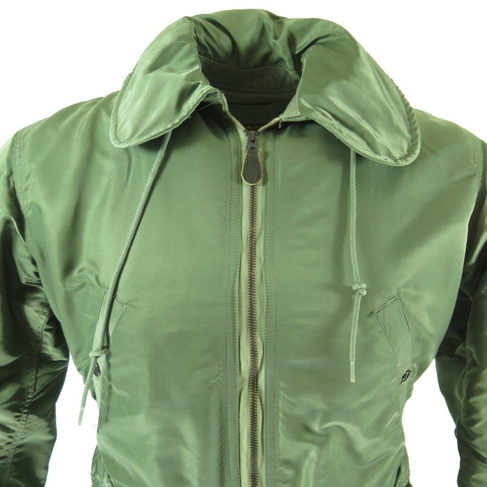 Vintage 70s CWU-1/P Flight Suit Coveralls M Vietnam Era Military Green ...