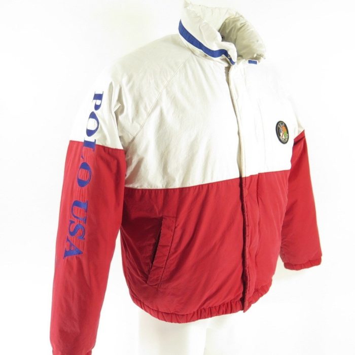 Vintage 90s 1992 Polo Ralph Lauren Ski Jacket Mens L Retro Snowboard ...