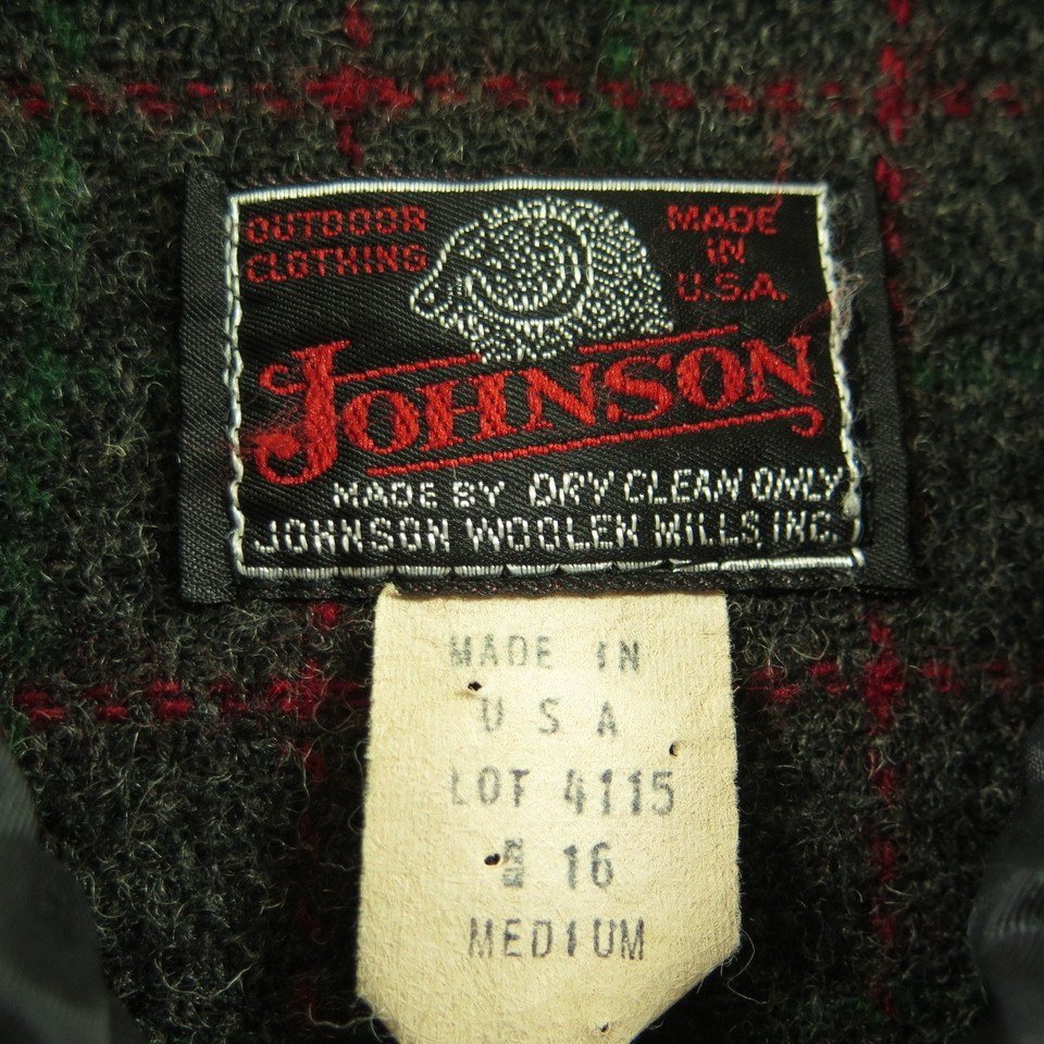 Vintage 80s Johnson Wool Hunting Set Jacket M Pants 32x29 Deadstock ...