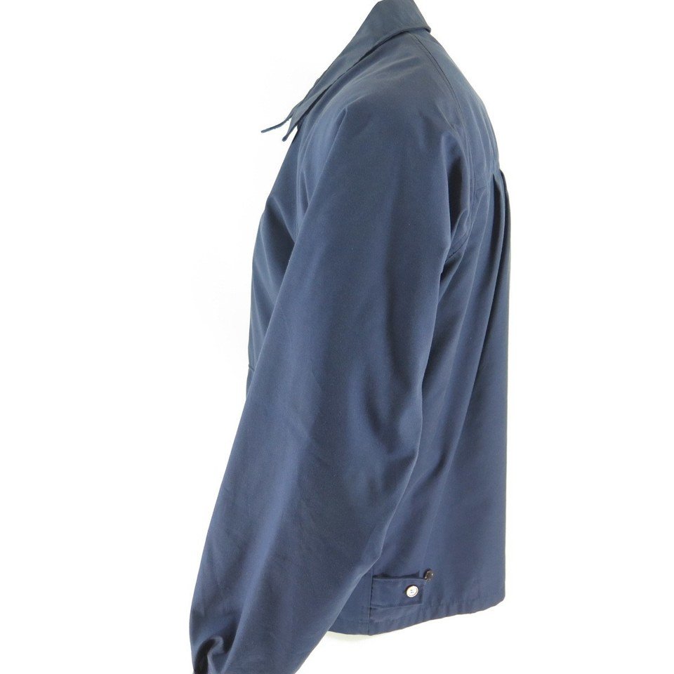 Vintage 60s McGregor Drizzler Jacket 42 or Large Blue Union Made w