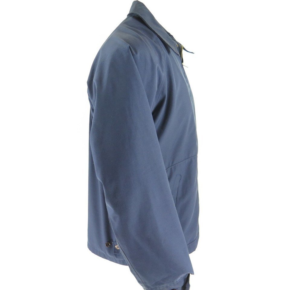 Vintage 60s McGregor Drizzler Jacket 42 or Large Blue Union Made w