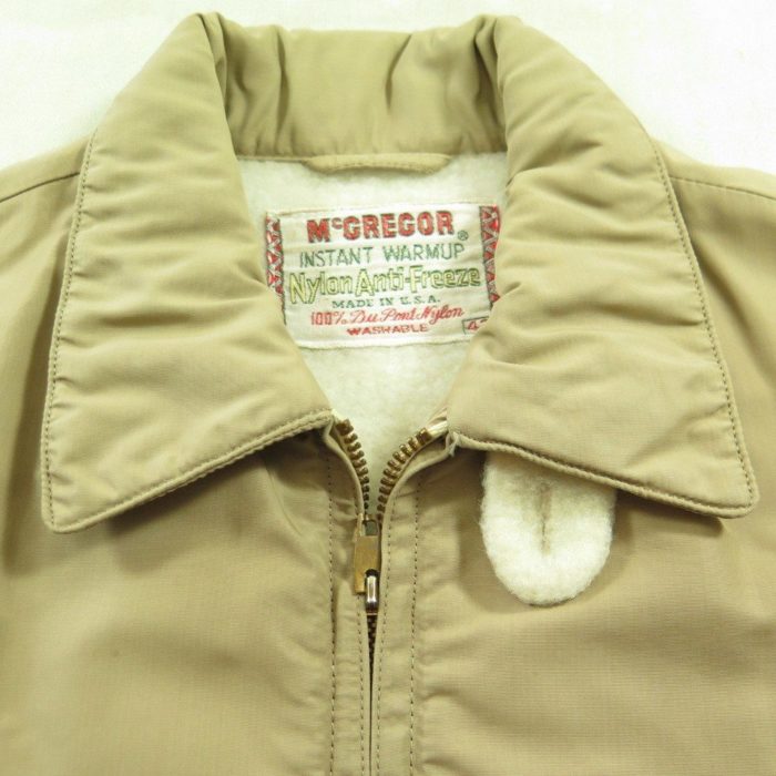 Vintage 50s McGregor Anti Freeze Jacket Men 42 Instant Warm Up 