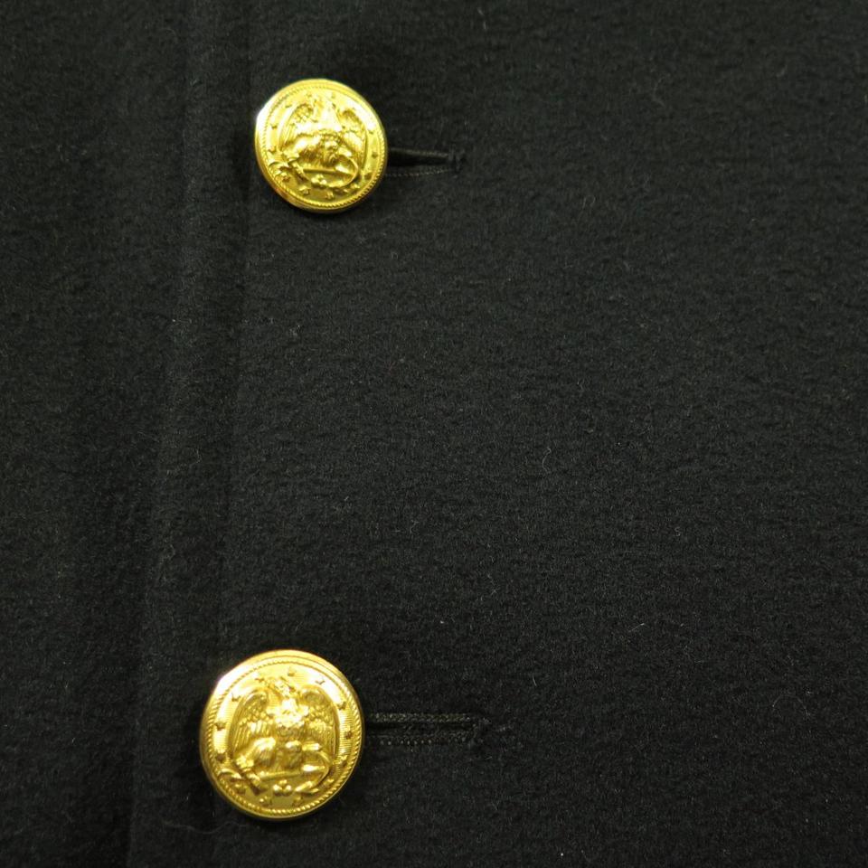 Vintage 60s USCG Academy Bridge Coat Officer Gold Button Tailored 38 ...