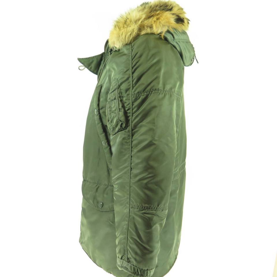 Vintage 60s N3B Snorkel Parka Large / Medium Fox Fur Coat Flight