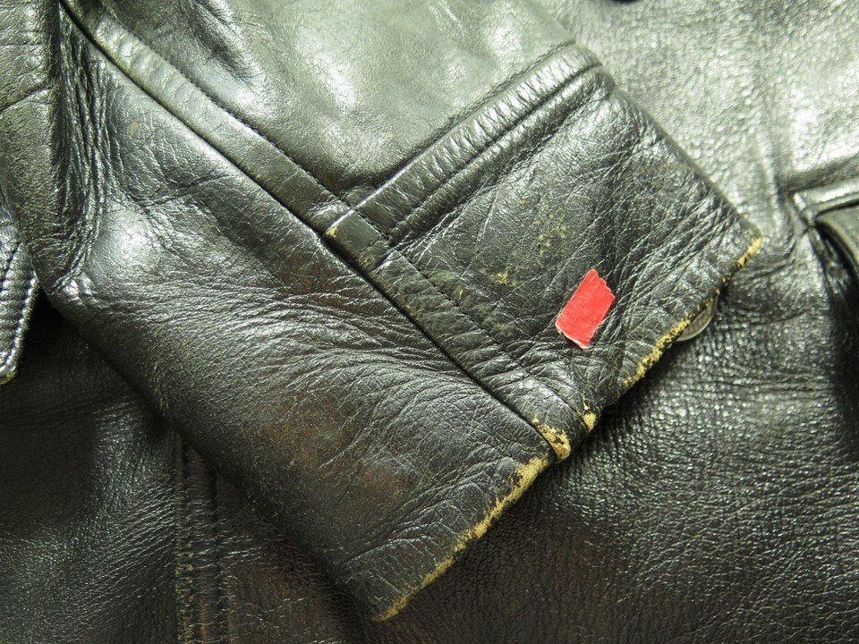 Vintage 60s Philadelphia Police Horsehide Leather Coat Jacket 44 | The ...