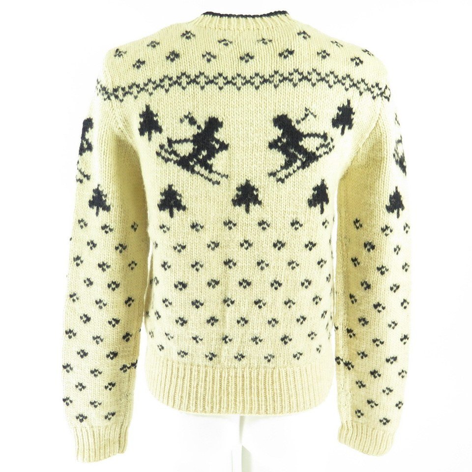 Ralph Lauren, Sweaters, Ralph Lauren Exclusive Hand Knit Skier Sweater 5  Snow Flake Buttons Womens Large