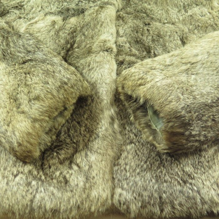 Rabbit-fur-fox-fur-trim-womens-coat-H33B-7