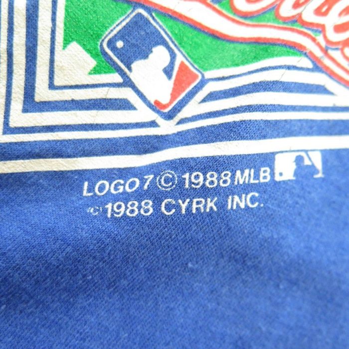 Vtg 80s 1988 Screen Stars MLB Los Angeles Dodgers World Series T-shirt S