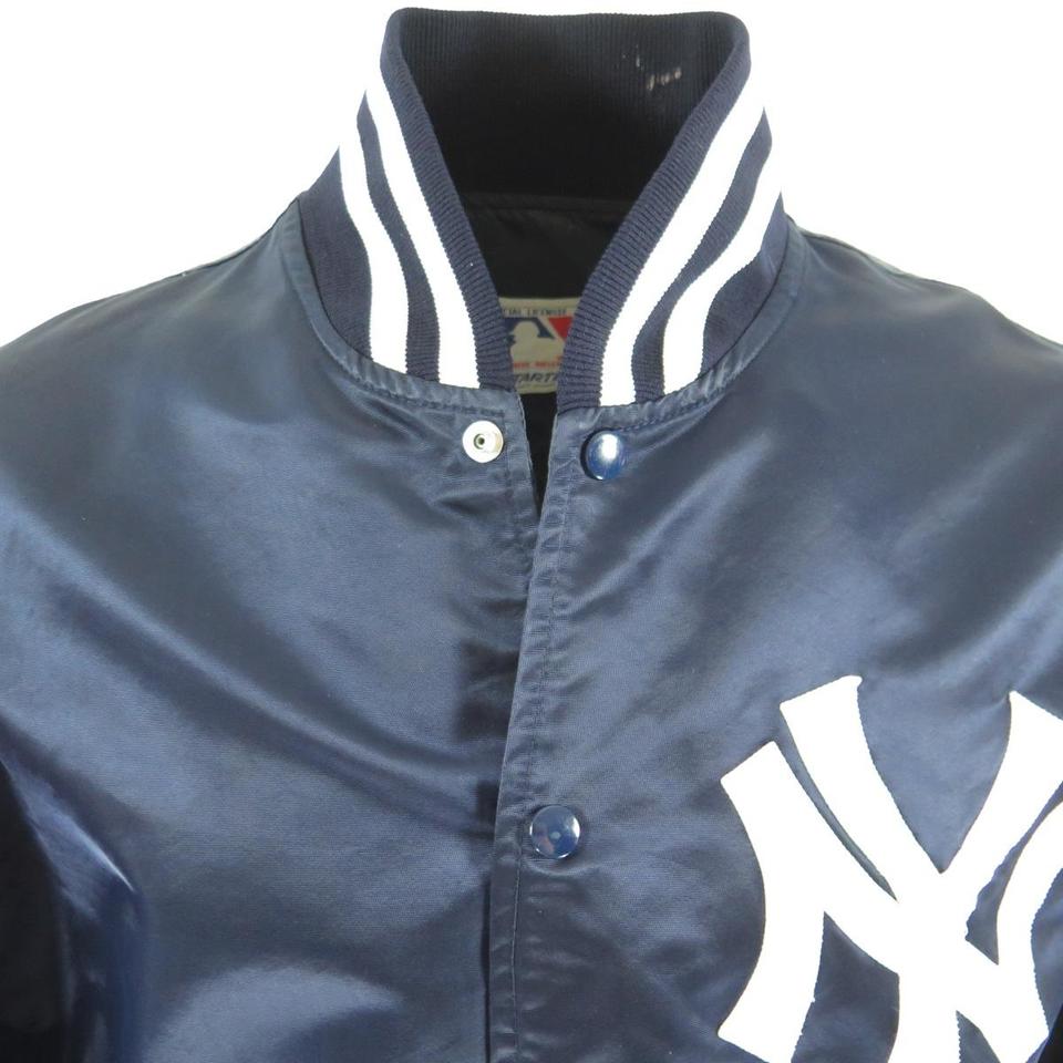 NY Yankees, MLB One of a KIND Vintage Starter Jacket With Crystal Star  Design