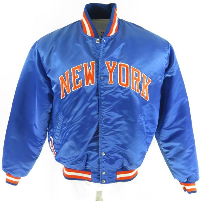 New York Knicks Starter Jacket Vintage 80s NBA Basketball Blue, American  Archive