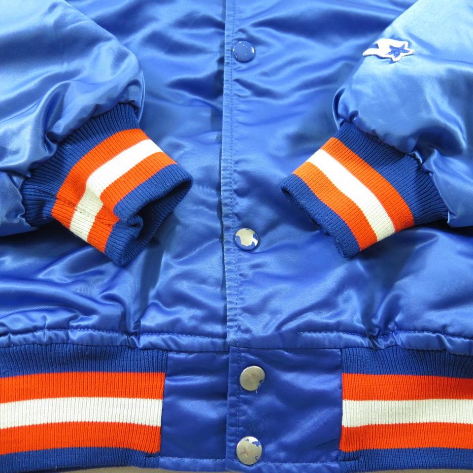 New York Knicks Starter Jacket Vintage 80s NBA Basketball Blue, American  Archive