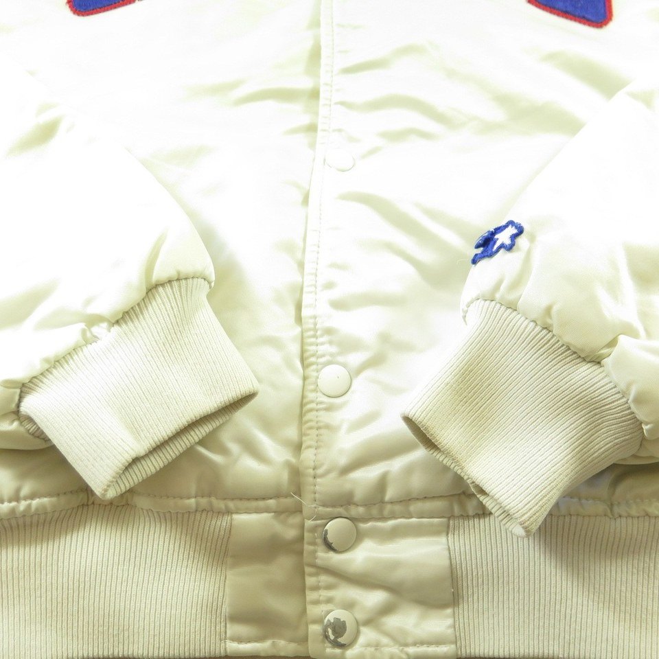 White Starter Varsity Satin New York Giants Throwback D-Line Jacket -  Jackets Masters