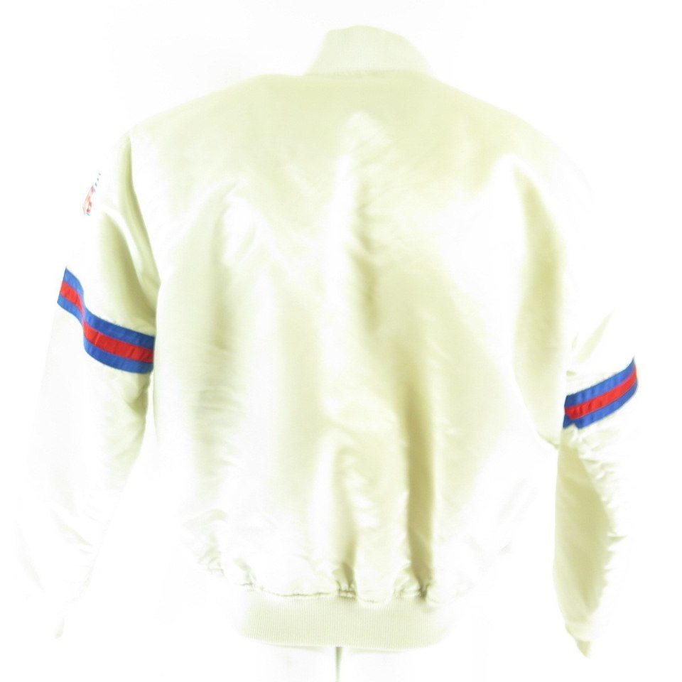 NFL New York Giants White Satin Jackets