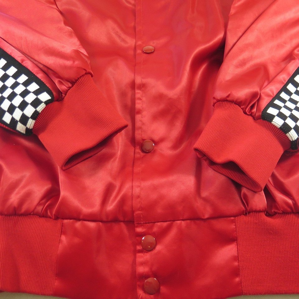 Vintage 90s Stock Car Club Jacket Large Racing Red Patches | The ...