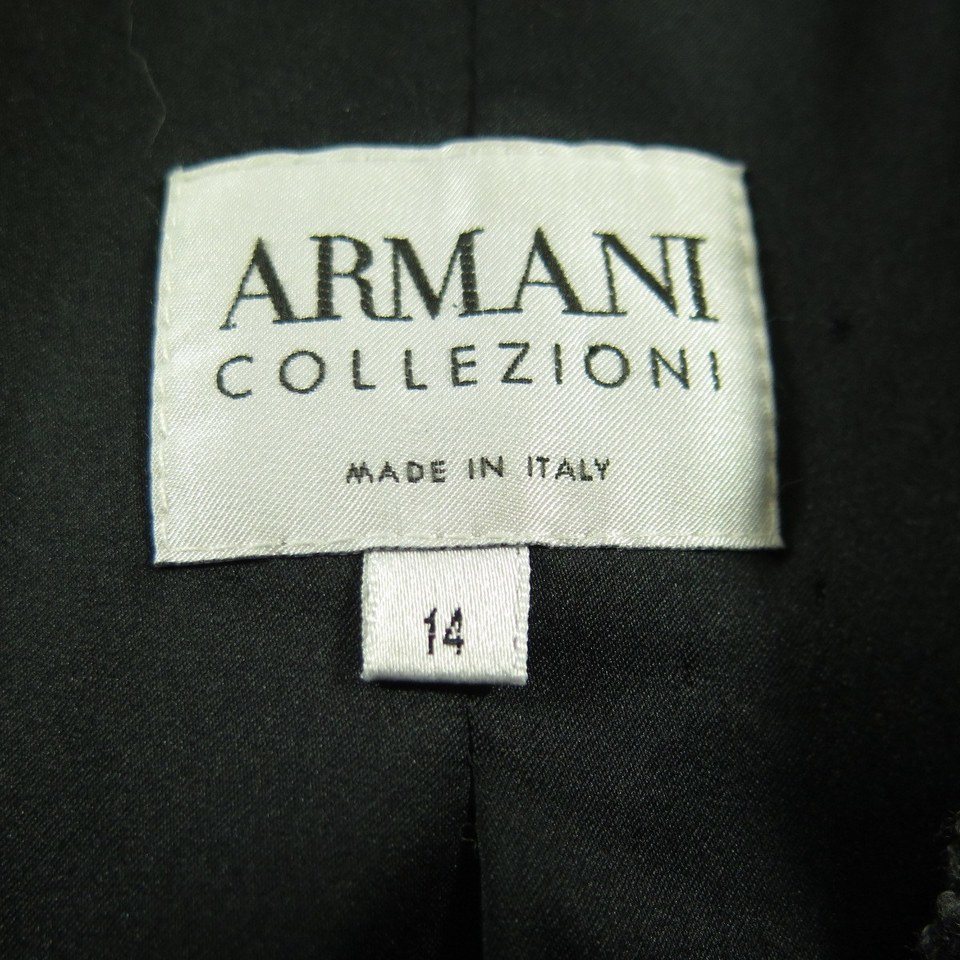 Armani Collezioni Blazer Jacket Womens 14 Large Italy Made Terry | The ...