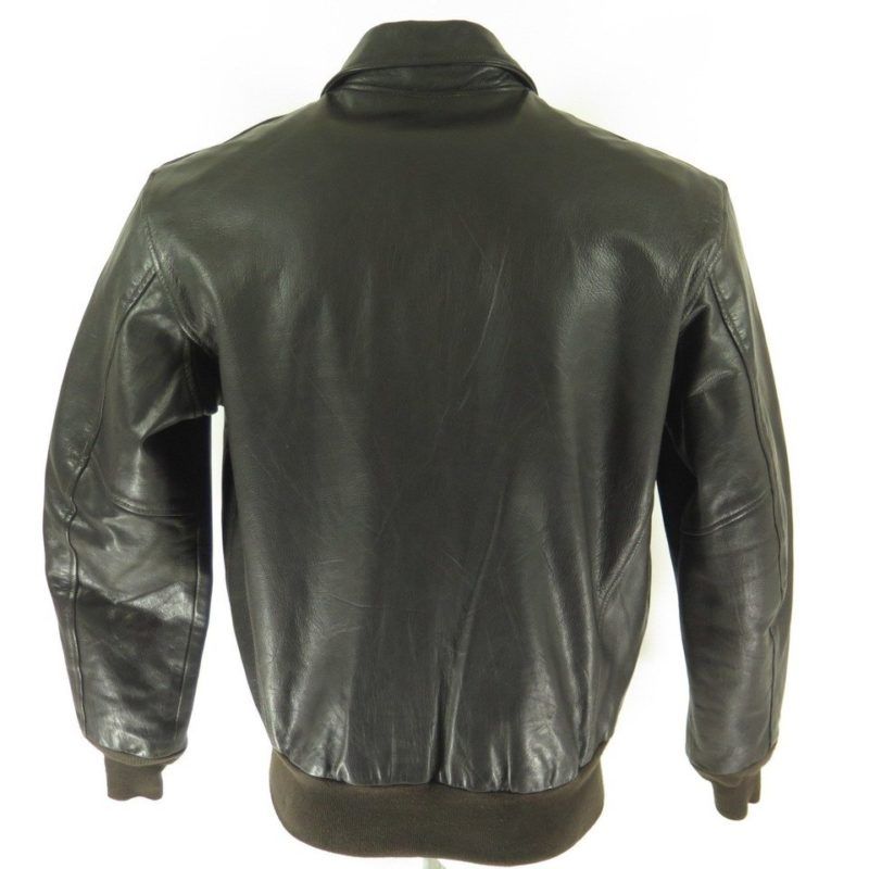 Type A-2 Leather Goatskin Flight Jacket Mens 38 Long New Cockpit ...