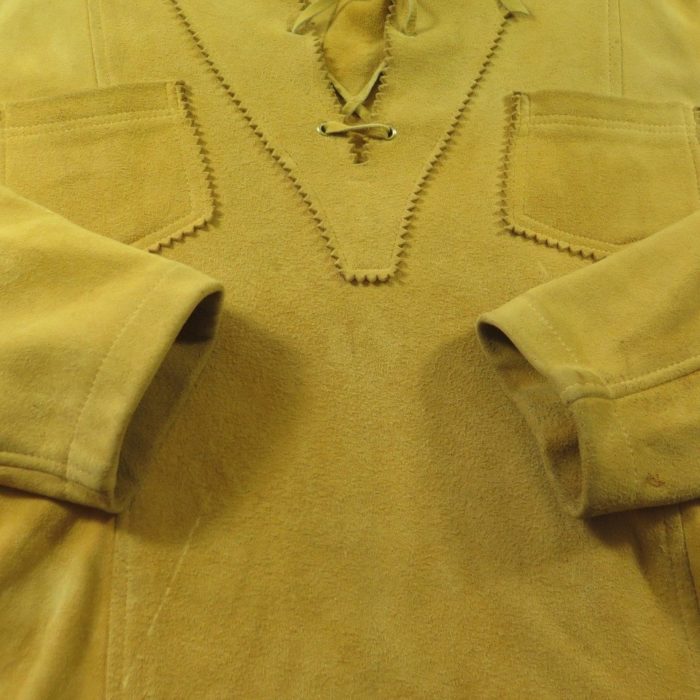 60s-Suede-leather-shirt-mens-H42K-9