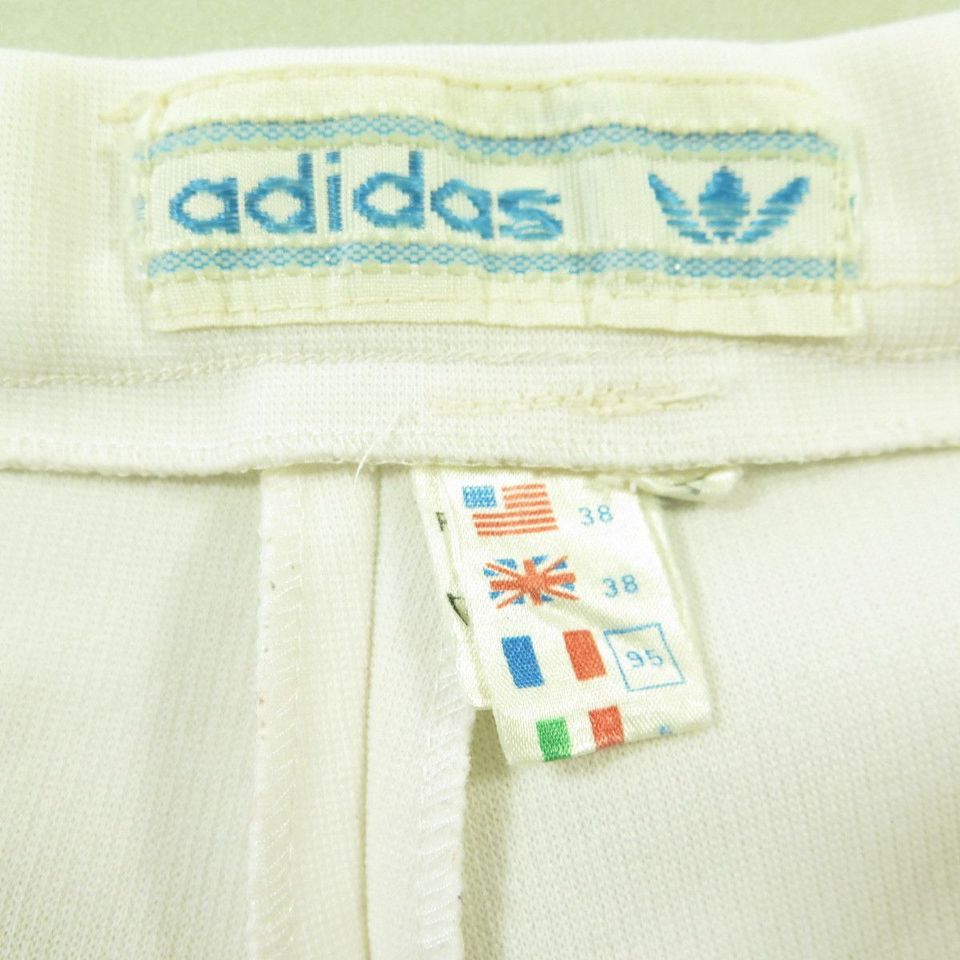 Vintage 70s Adidas Shorts Mens 38 Track Sport Trefoil White Athletic ...