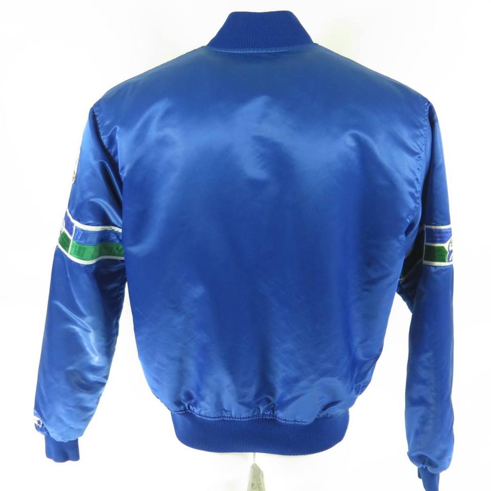 Vintage 80s Starter Seattle Seahawks Jacket Mens L NFL Football Satin ...