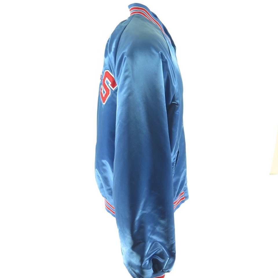 Vintage 80s Buffalo Bills Satin Jacket Mens 2XL Chalk Line NFL