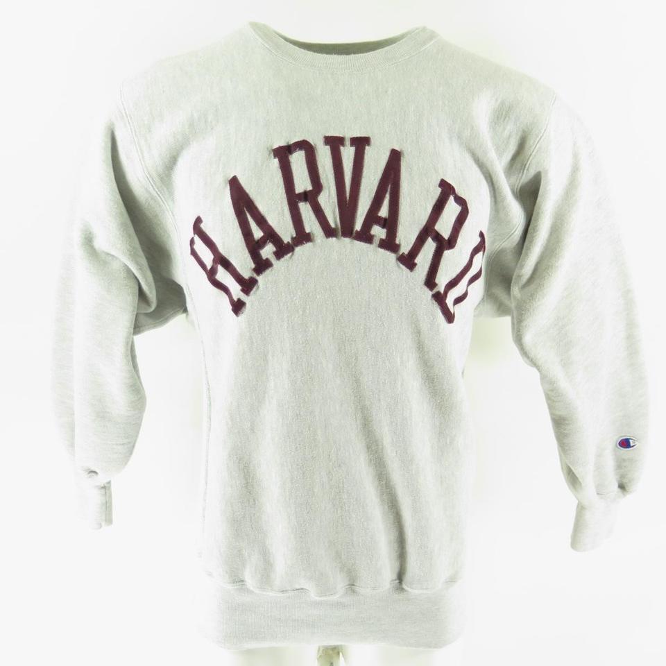 Vintage Harvard Crimson Champion Reverse Weave Sweatshirt Hoodie Sz XL 90s NCAA Kleding Herenkleding Hoodies & Sweatshirts 