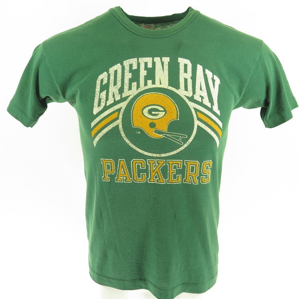 Vintage 80s Champion Green Bay Packers T-shirt Mens L NFL Football