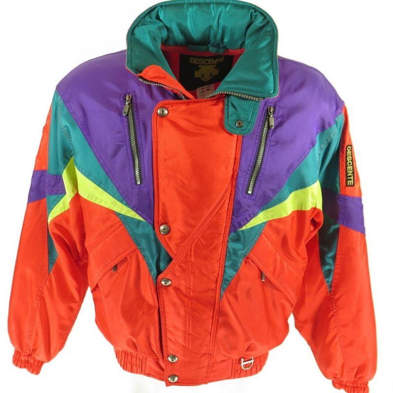 Vintage 90s Ski Jacket Mens L Descente Entrant Patches Retro | The ...