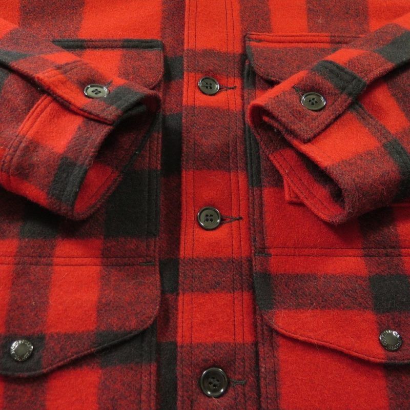 Vintage 90s CC Filson Hunting Jacket 44 Coat Mackinaw Wool Buffalo ...