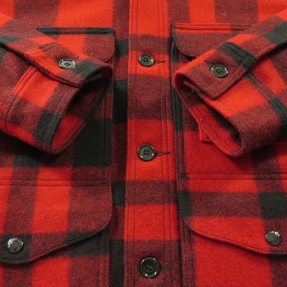 Vintage 90s CC Filson Hunting Jacket 44 Coat Mackinaw Wool Vintage 90s CC Filson Hunting Jacket 44 Coat Mackinaw Wool